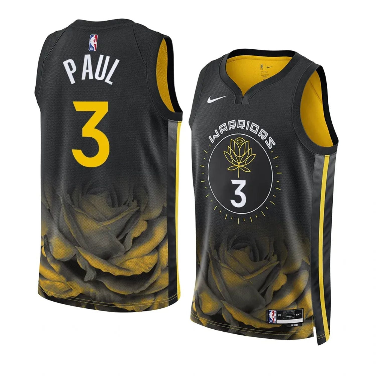Chris Paul Golden State Warriors 3 Jersey