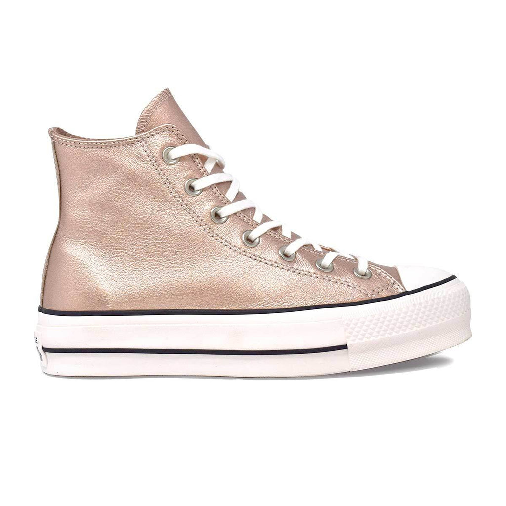 Women's Chuck Taylor All Star Lift Metallic Leather High Top