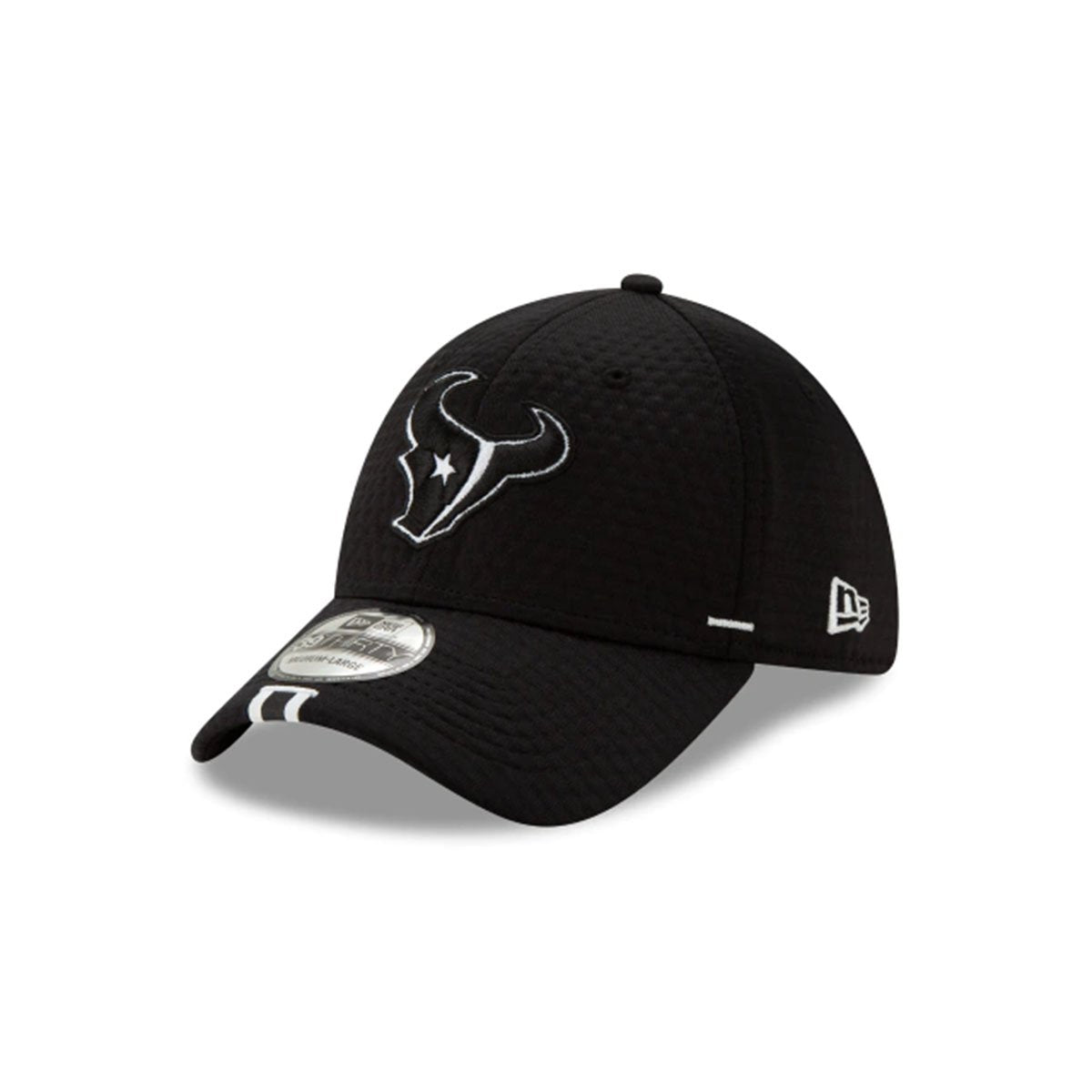 HOUSTON TEXANS 39THIRTY STRETCH FIT BLACK/WHITE
