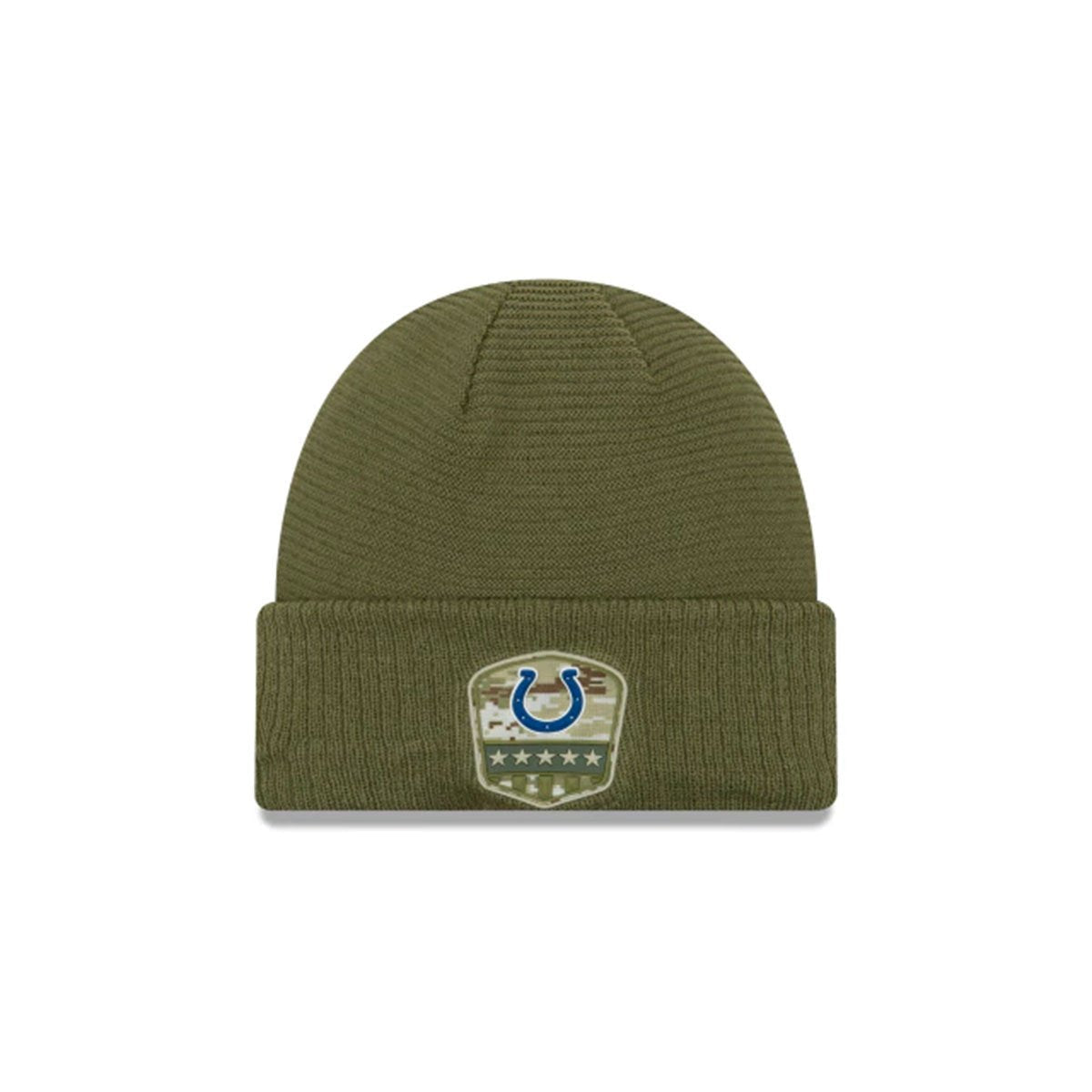 INDIANAPOLIS COLTS SALUTE TO SERVICE CUFF KNIT GREEN/BLUE