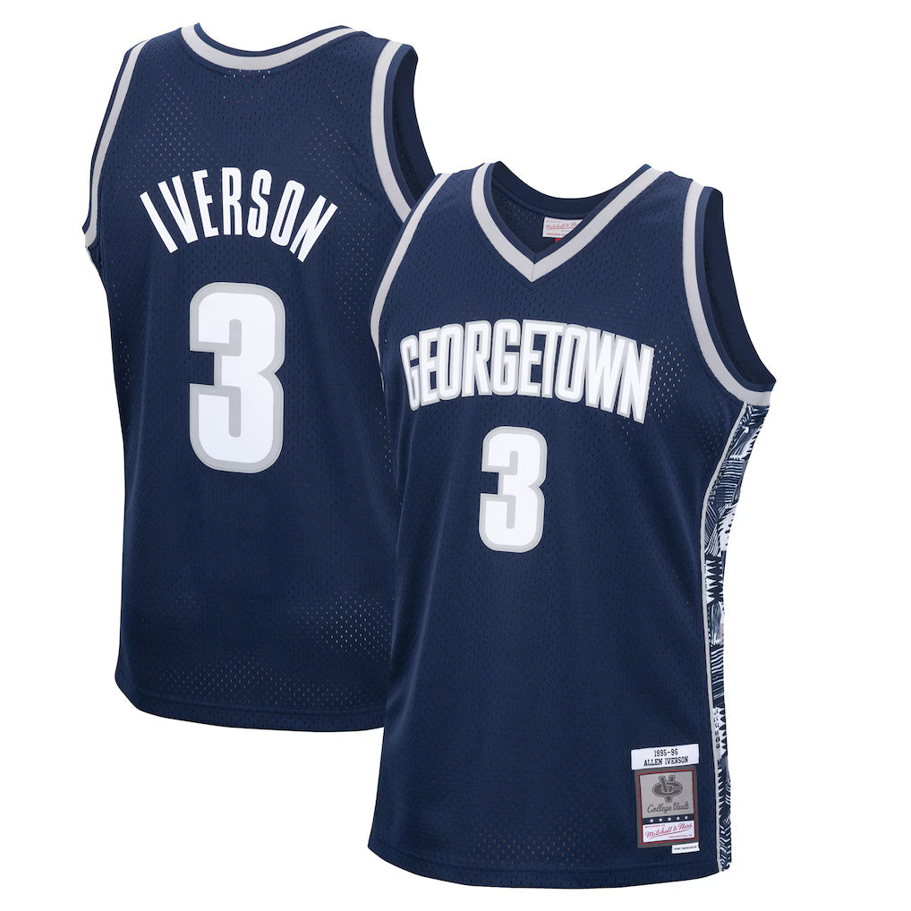 #1 Georgetown Hoyas GameDay Greats Football Jersey - White