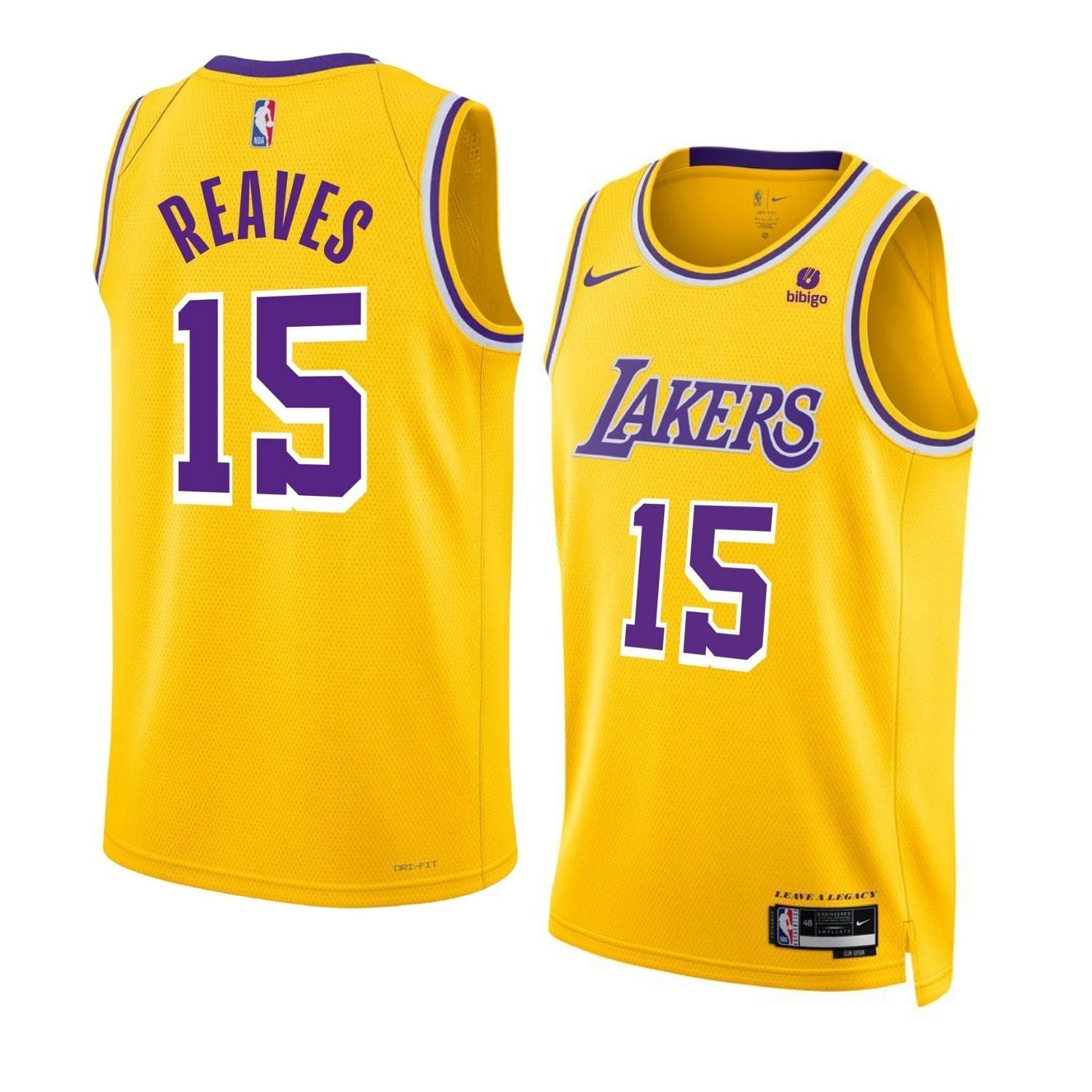 Austin Reaves Los Angeles Lakers 15 Jersey