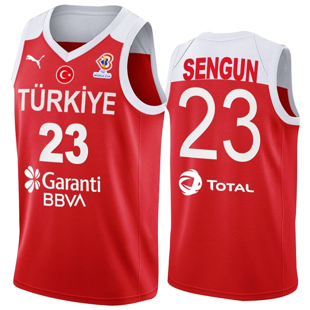 Alperen Sengun Turkey FIBA EuroBasket 23 Jersey – Official Basketball Shirt