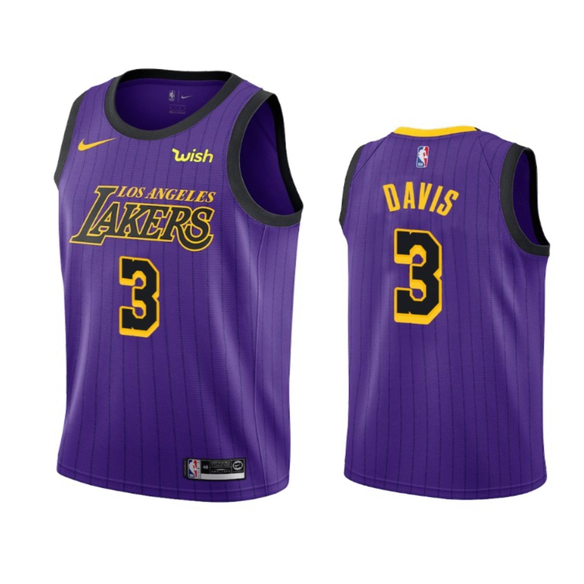 Anthony Davis Los Angeles Lakers 3 jersey