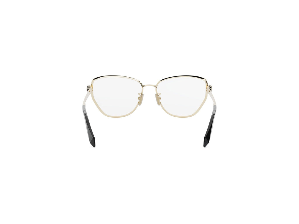 Gold Cat Eye Metal Eyeglasses