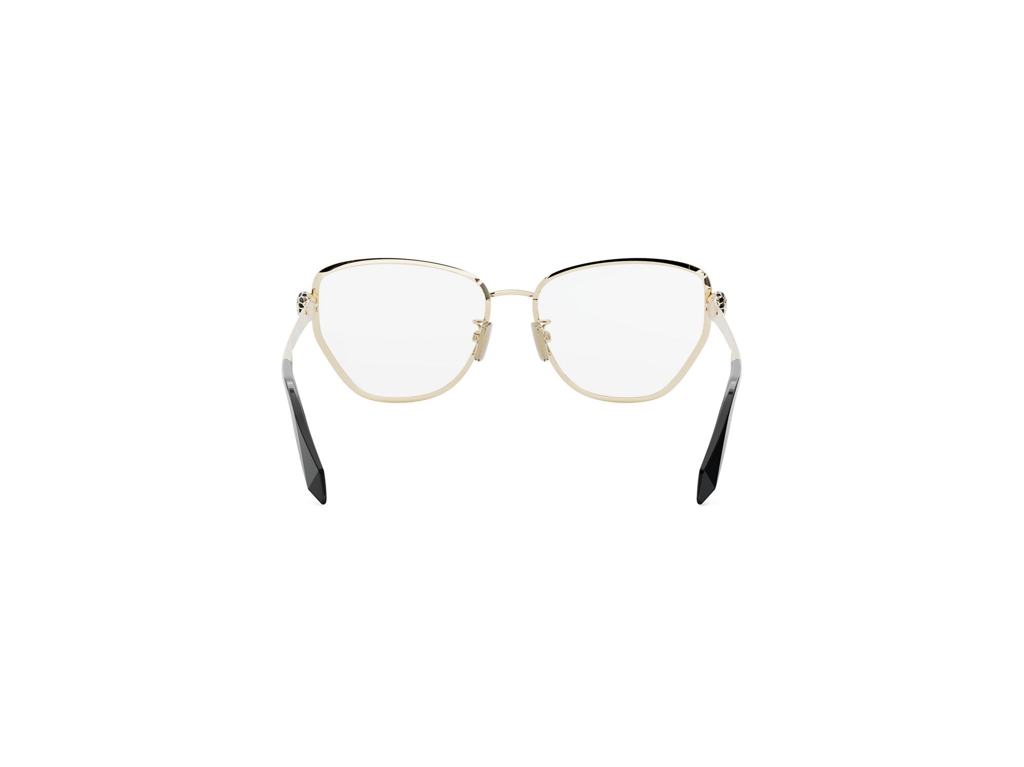 Gold Cat Eye Metal Eyeglasses