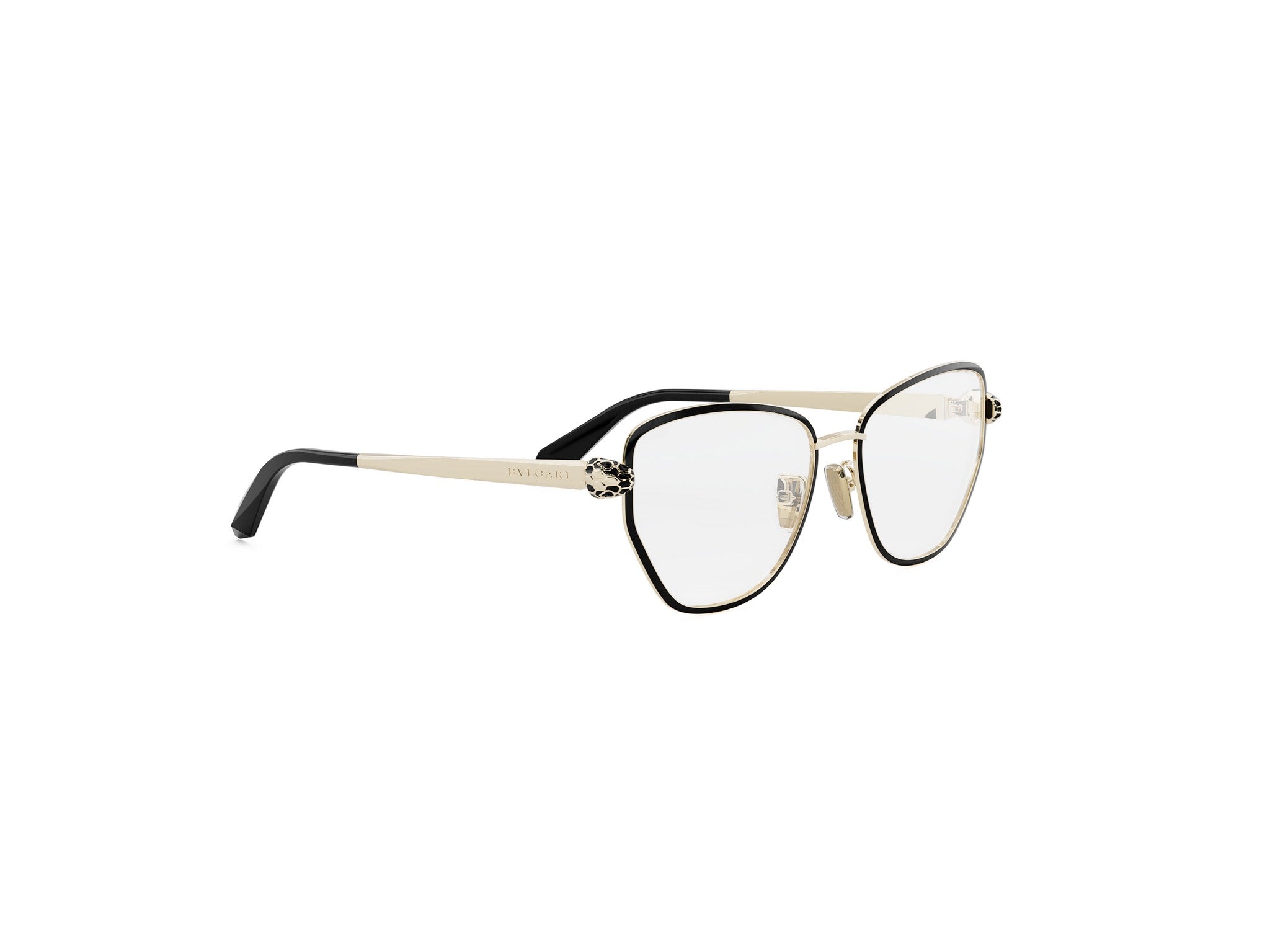 Gold Cat Eye Metal Eyeglasses