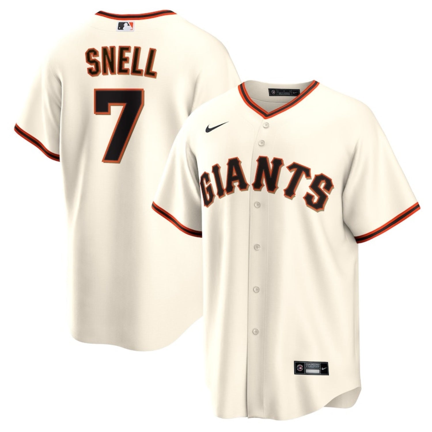 Blake Snell San Francisco Giants  7 Jersey