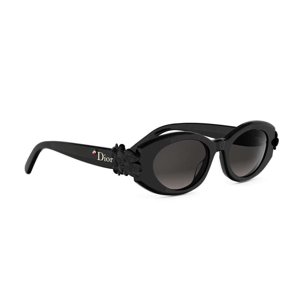 Shiny Oval Acetate Sunglasses
