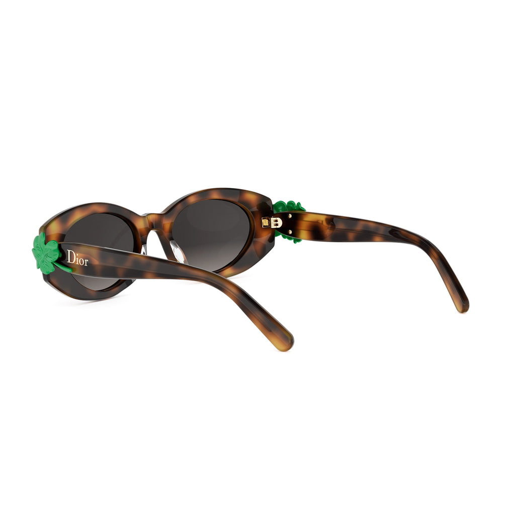 Shiny Oval Acetate Sunglasses