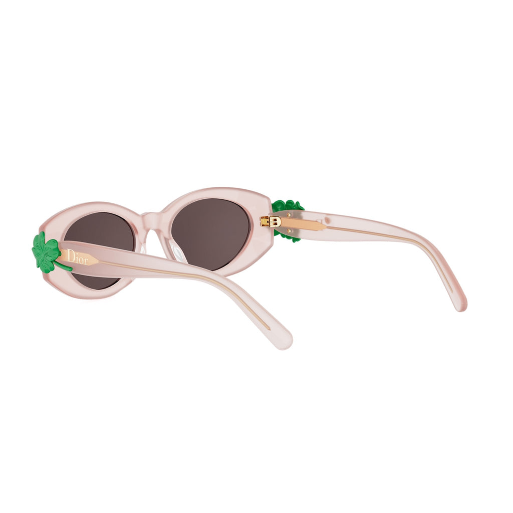 Shiny Oval Acetate Sunglasses