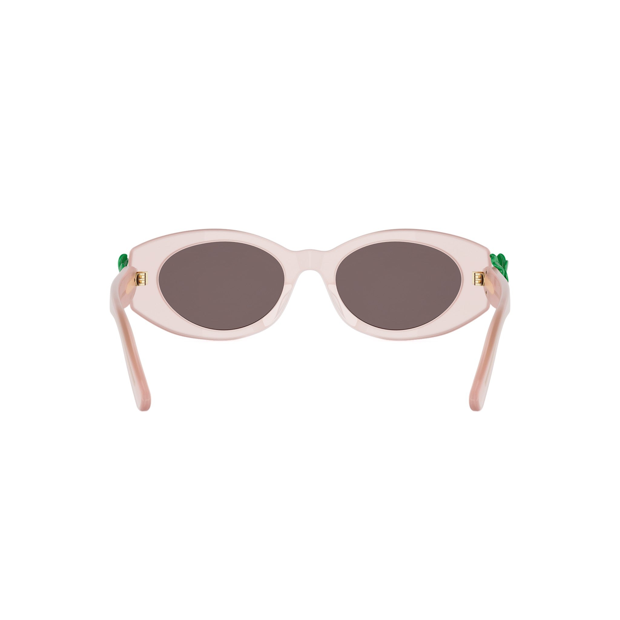 Shiny Oval Acetate Sunglasses