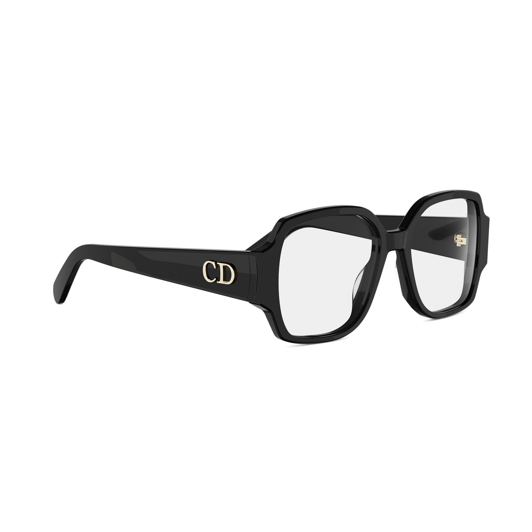Shiny Rectangular Acetate Eyeglasses