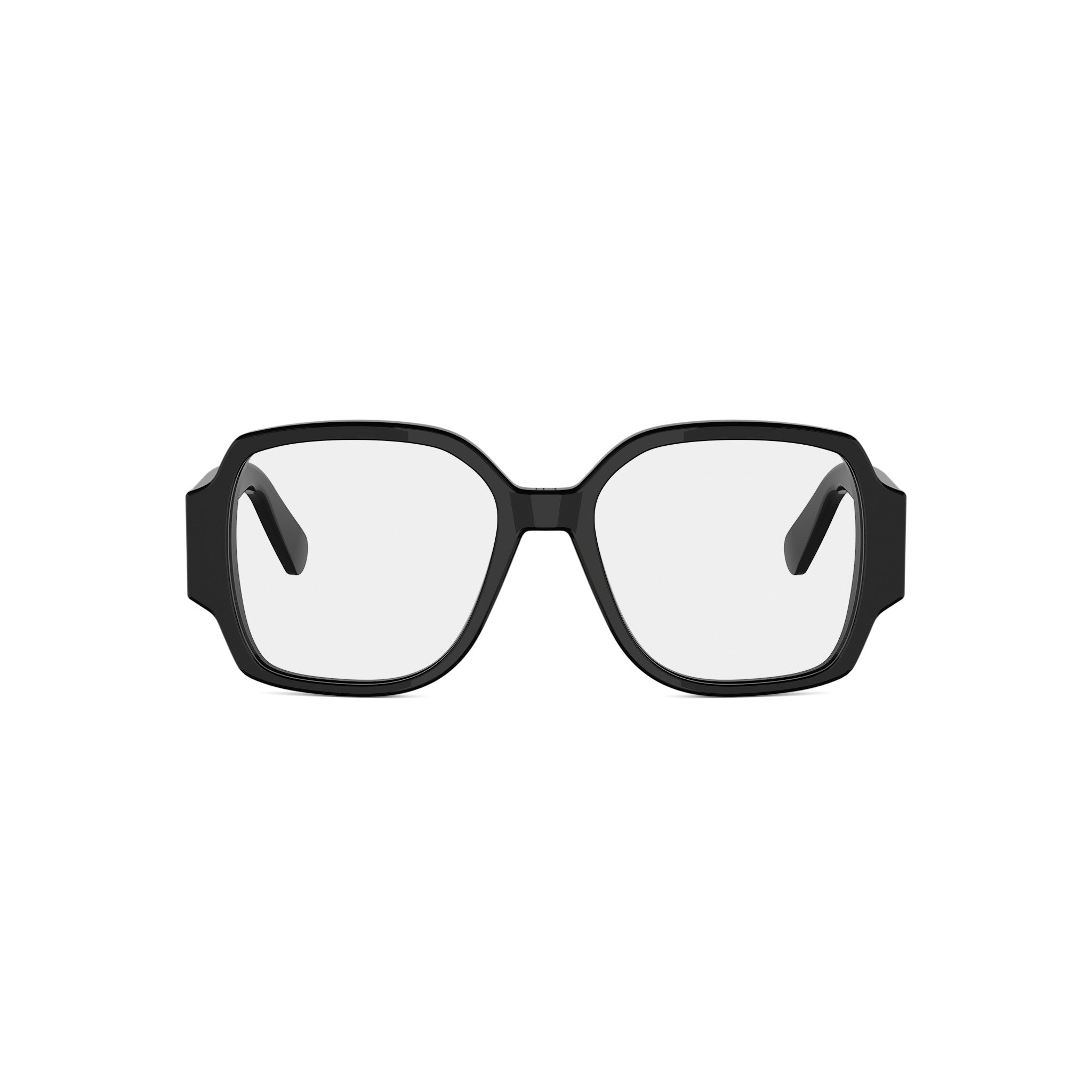 Shiny Rectangular Acetate Eyeglasses