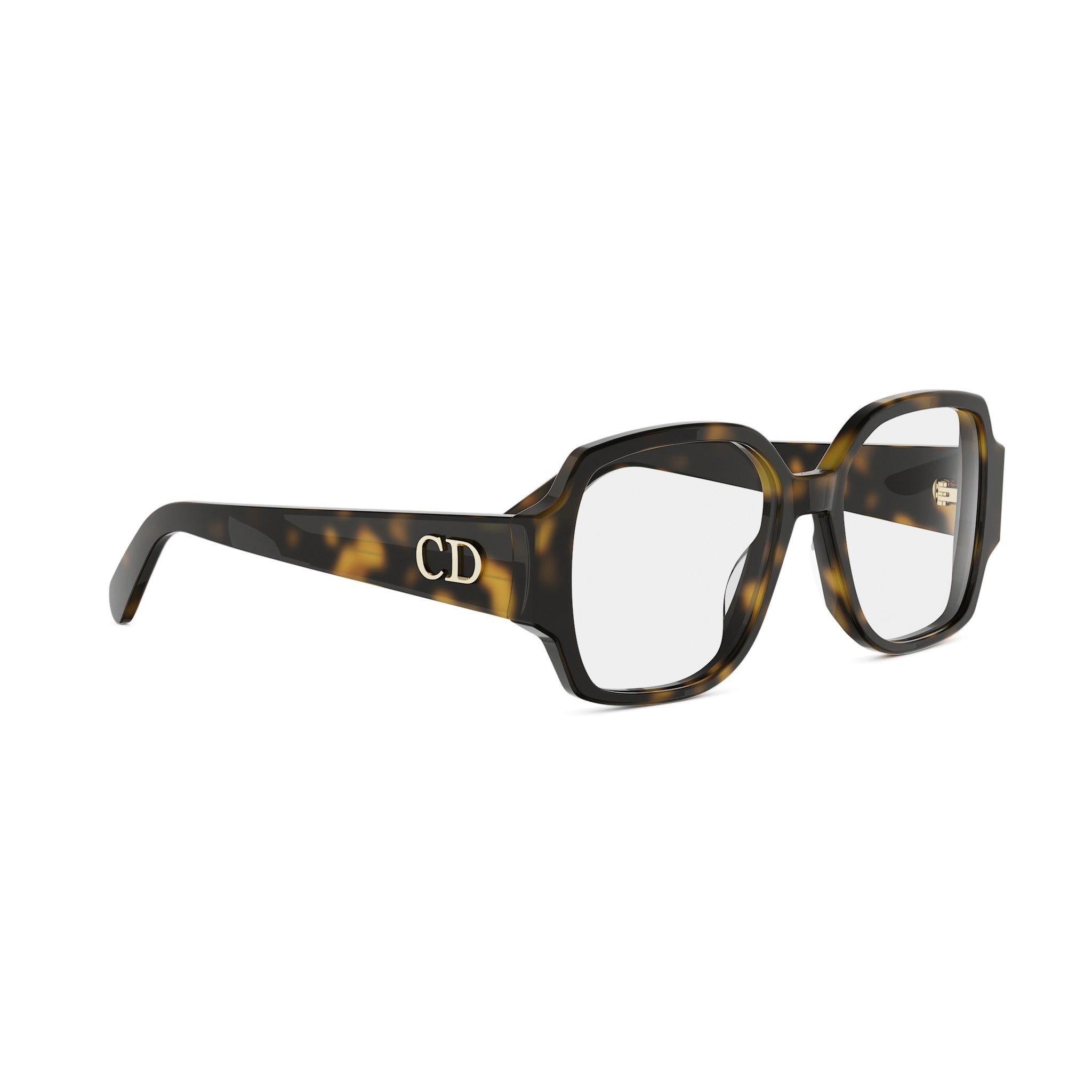 Shiny Rectangular Acetate Eyeglasses