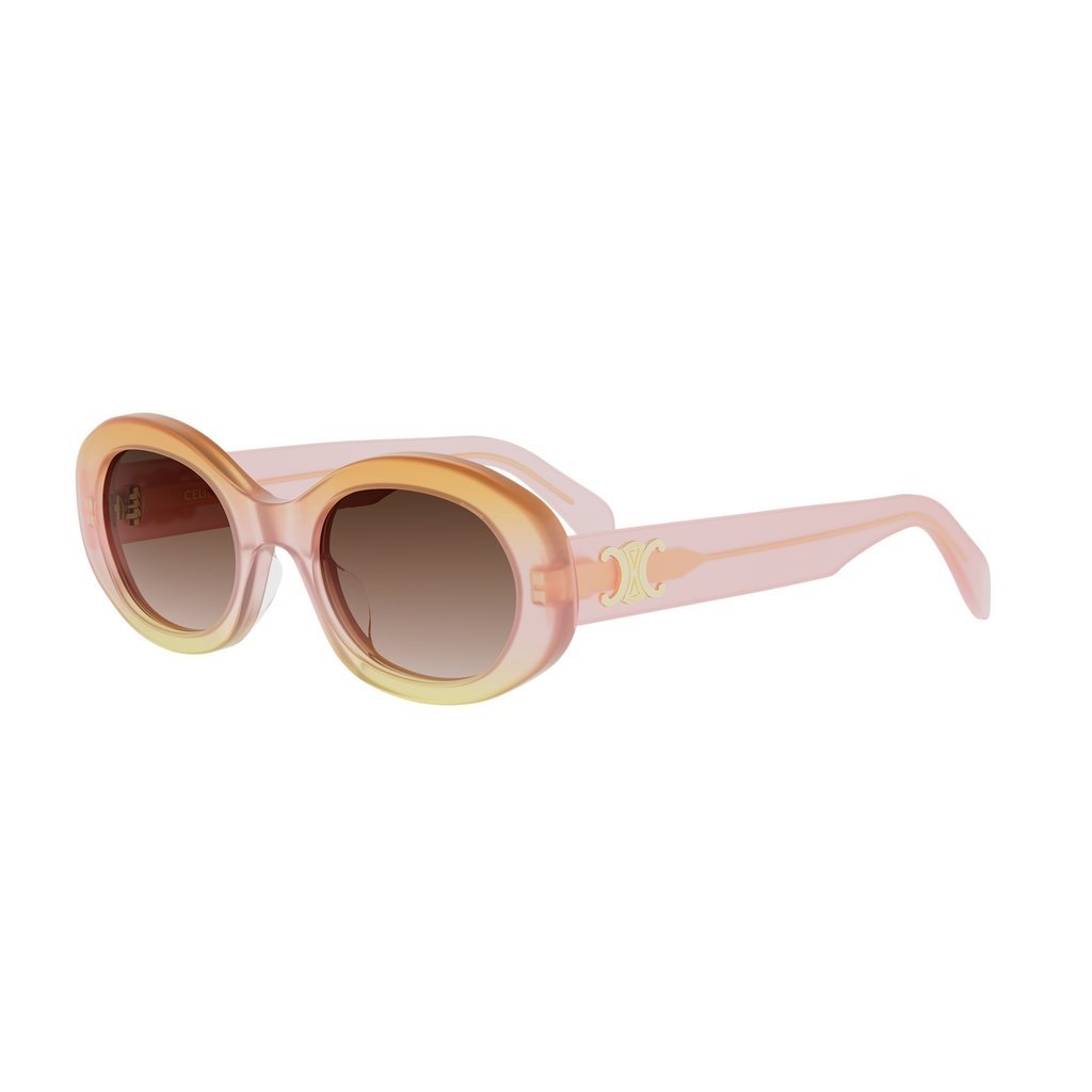 Oval Acetate Sunglasses