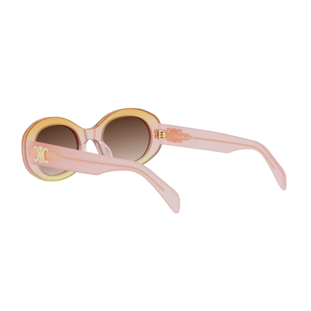 Oval Acetate Sunglasses