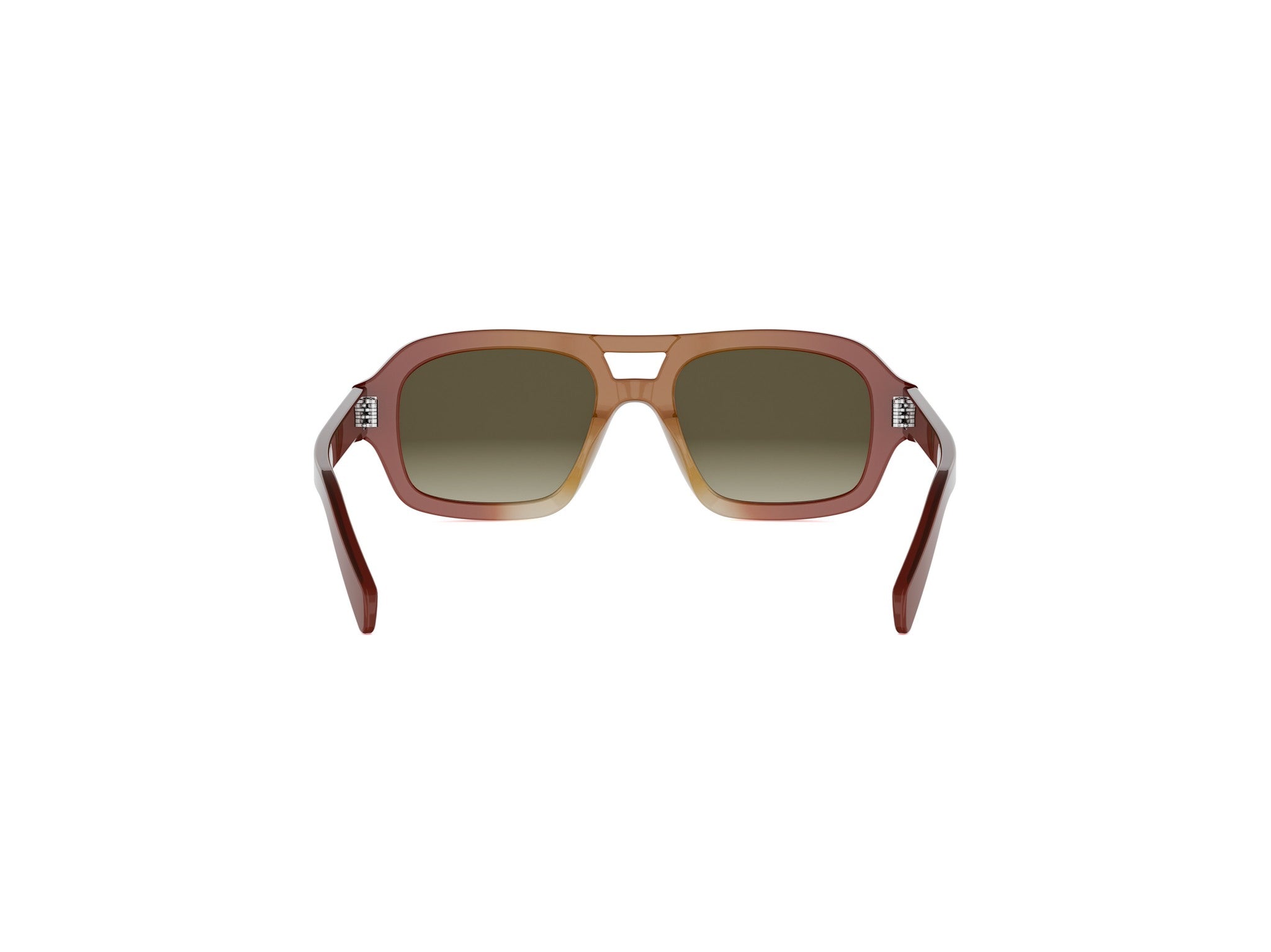 Brown Pilot Acetate Sunglasses