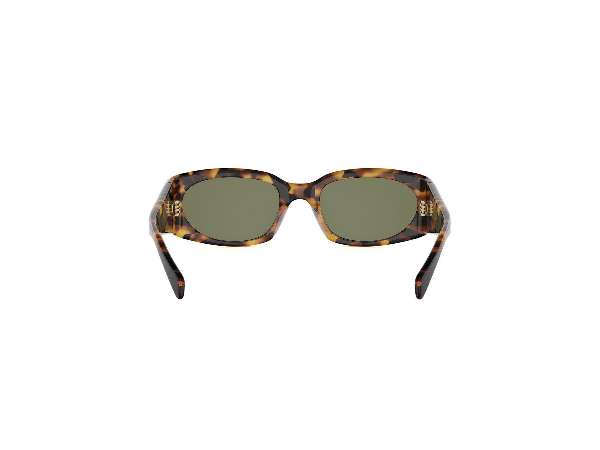 Havana Geometric Acetate Sunglasses