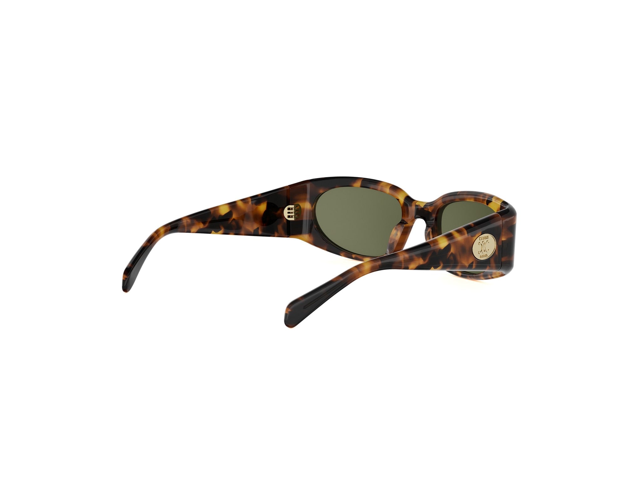 Havana Geometric Acetate Sunglasses