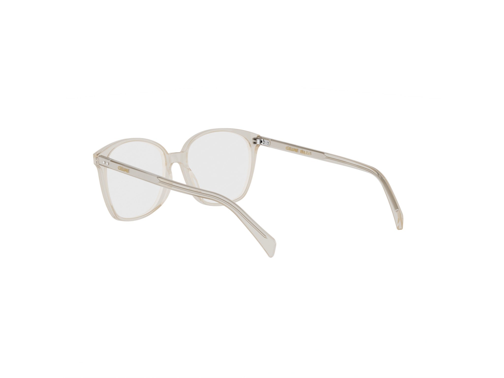 Brown Geometric Acetate Eyeglasses