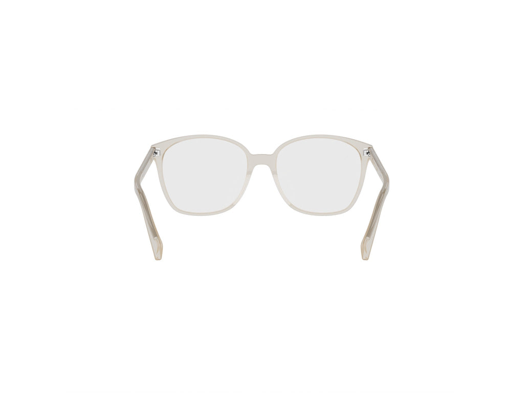 Brown Geometric Acetate Eyeglasses