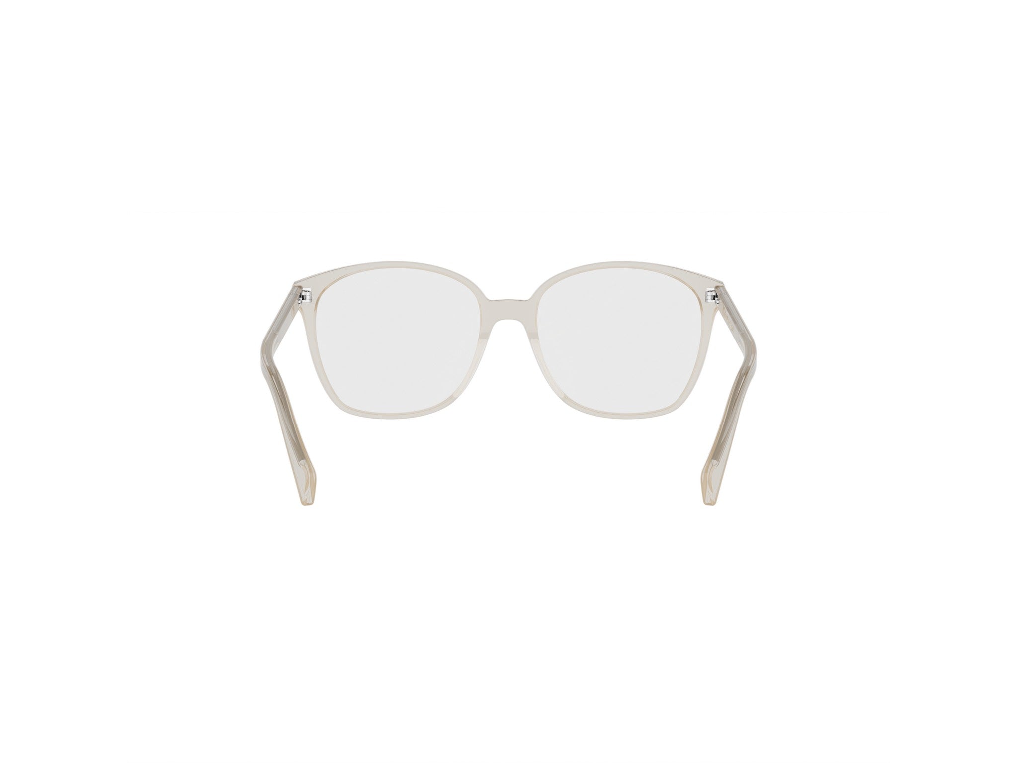 Brown Geometric Acetate Eyeglasses