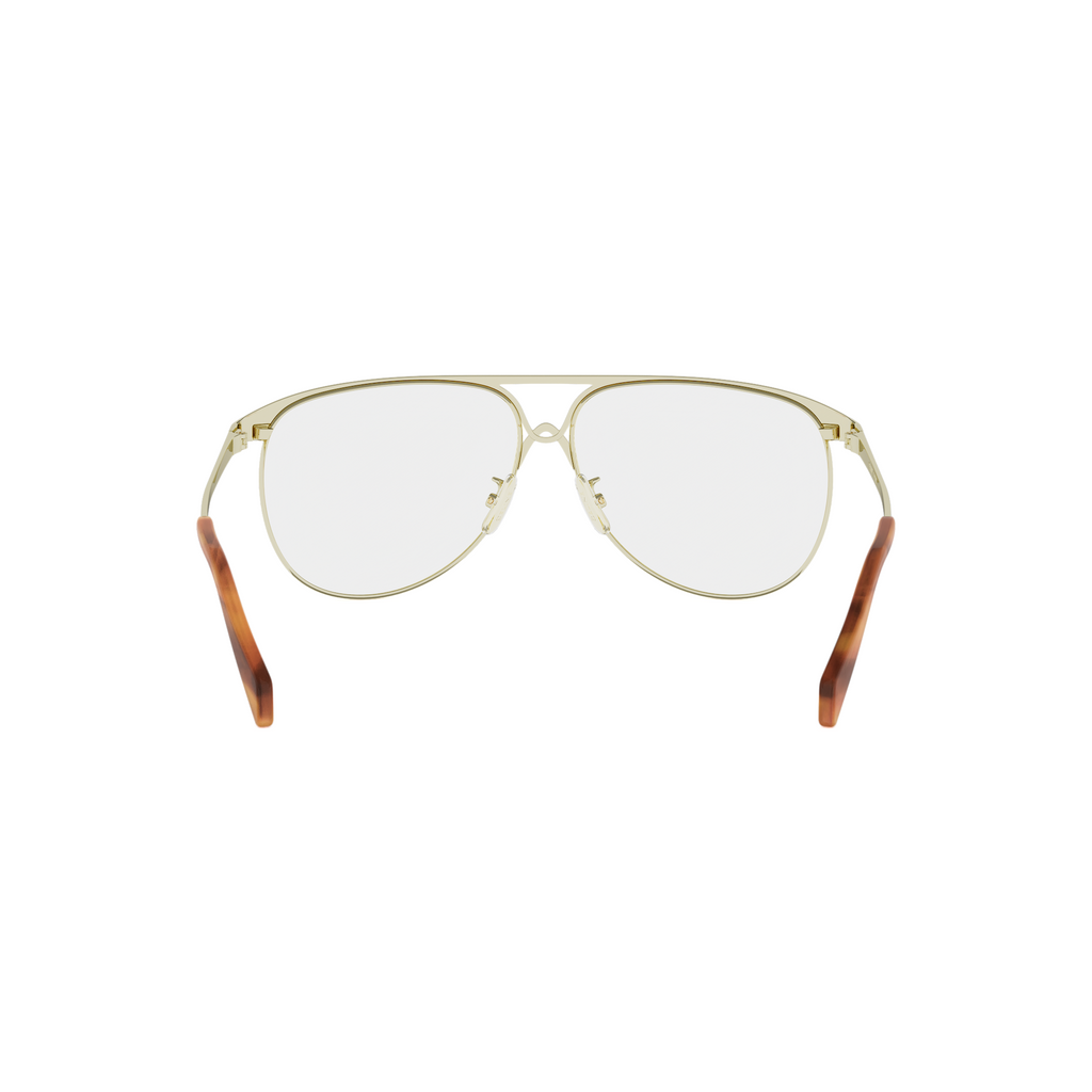 Semi-Shiny Metal Pilot Eyeglasses