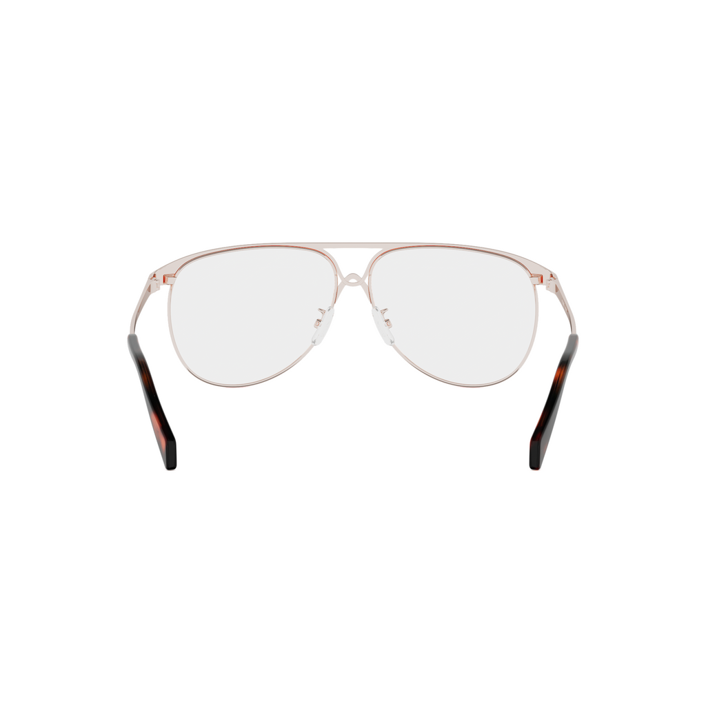 Semi-Shiny Metal Pilot Eyeglasses