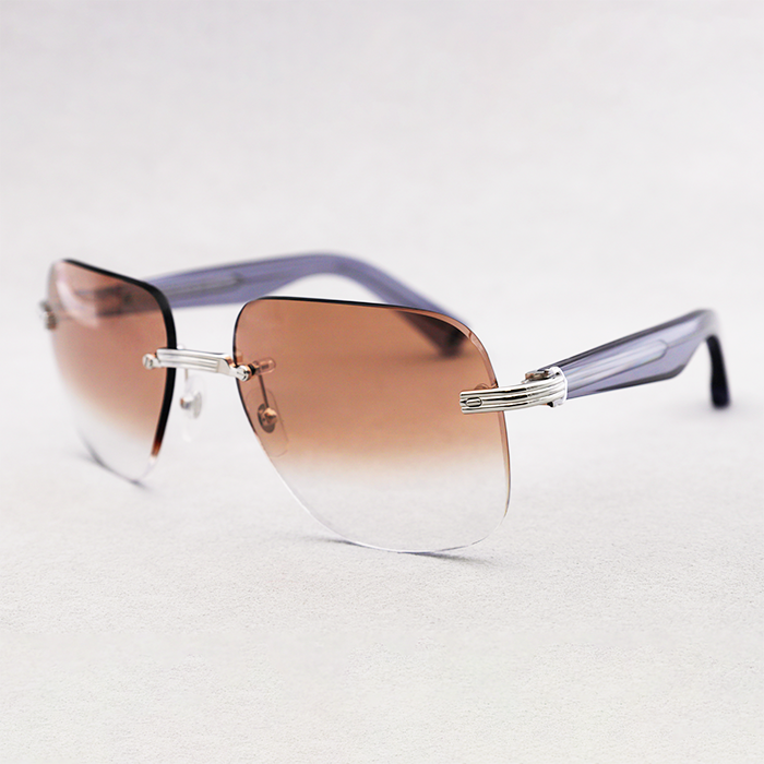 Cartier Custom Première Acetate Mach Sunglasses by MEG