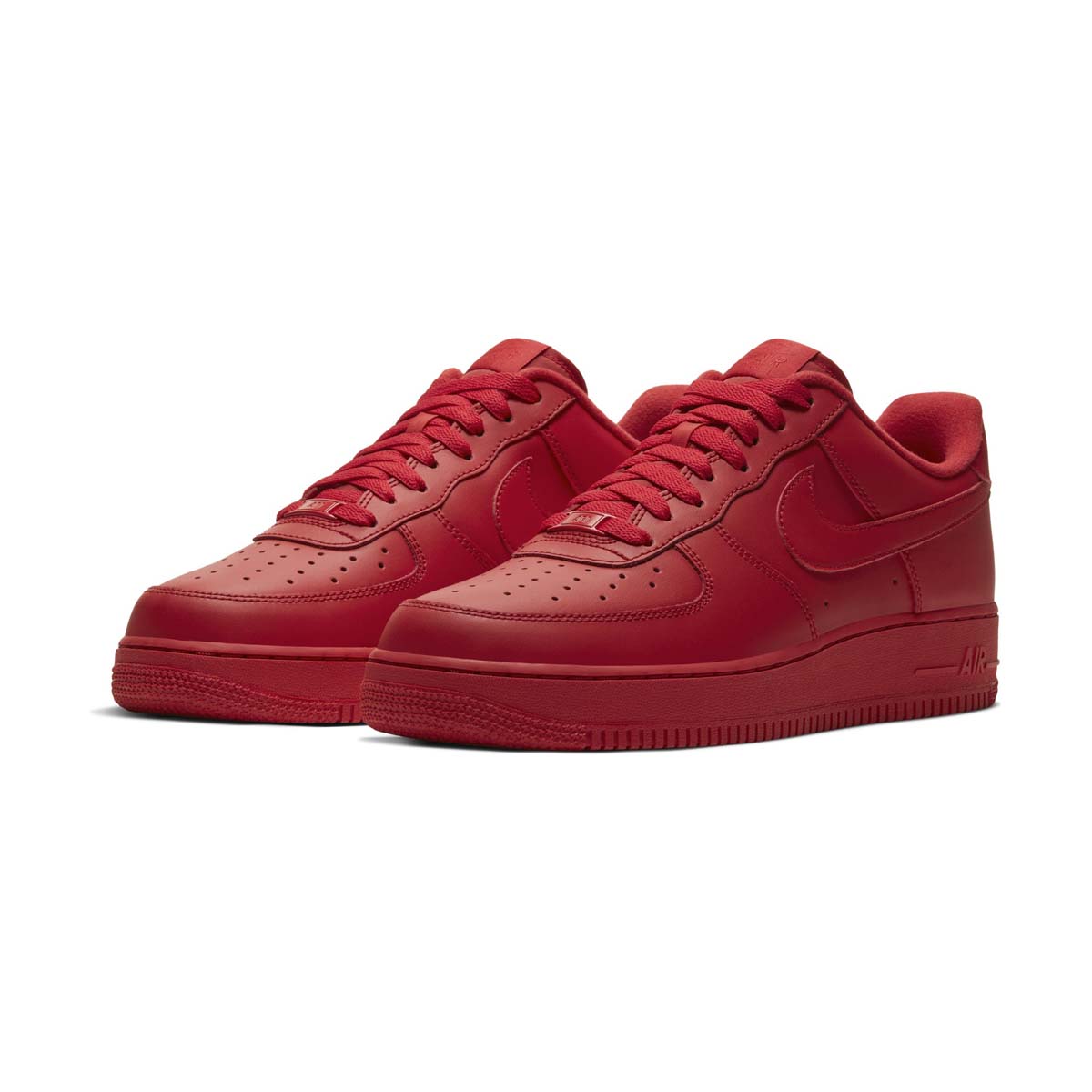 Nike Red Air Force 1 Shoes