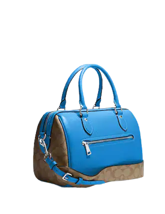 Coach Rowan Satchel In Signature Canvas