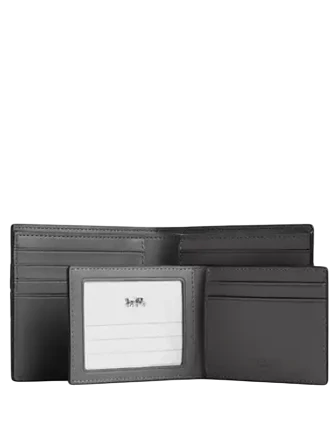 Coach 3 In 1 Wallet In Signature Canvas With Varsity Stripe