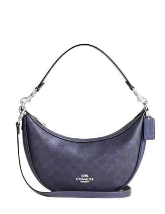 Coach Aria Shoulder Bag In Signature Canvas