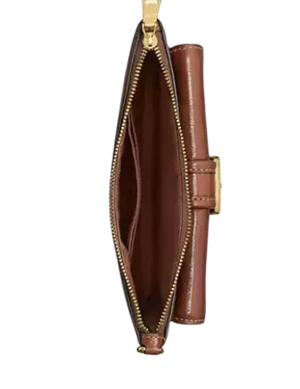Coach Ashton Wristlet With Striped Patchwork