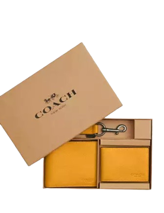 Coach Boxed 3 In 1 Wallet Gift Set