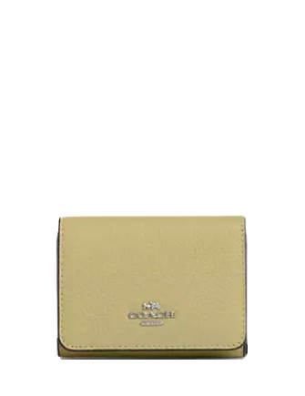 Coach Card Holder Wallet In Signature Canvas