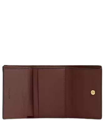 Coach Card Holder Wallet In Signature Canvas