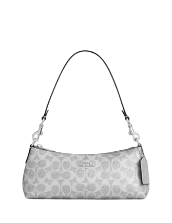 Coach Charlotte Shoulder Bag In Signature Canvas