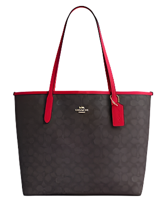 Coach City Tote Bag In Signature Canvas