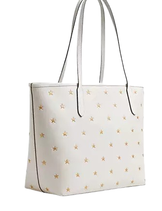 Coach City Tote Bag With Star Print