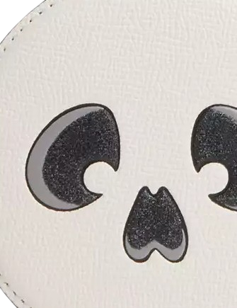 Coach Coin Case With Halloween Skull