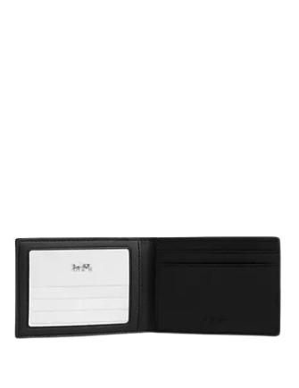 Coach Compact Billfold Wallet In Signature Canvas