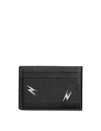Coach Compact Billfold With Lightning Bolt Print