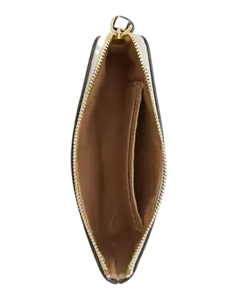 Coach Corner Zip Wristlet With Star Print
