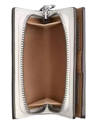 Coach Cosmic Coach Snap Wallet With Rocket Print