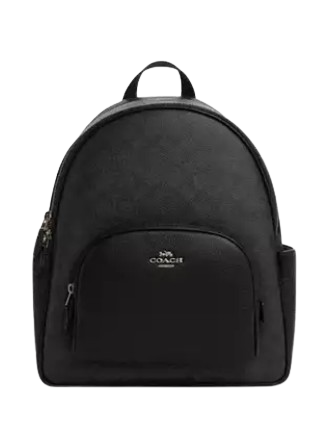 Coach Court Backpack In Signature Canvas