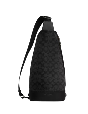 Coach Dominic Sling Pack In Signature Canvas