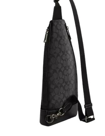 Coach Dominic Sling Pack In Signature Canvas