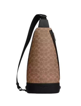 Coach Dominic Sling Pack In Signature Canvas